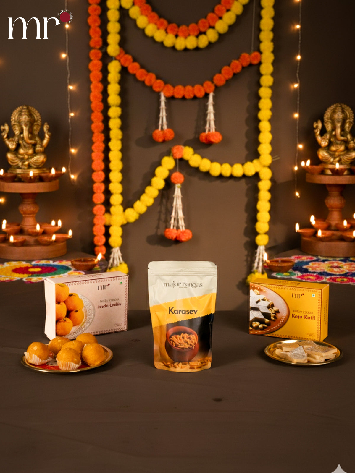 Combo - Kaju Katli, Mothi Laddu, Karasev